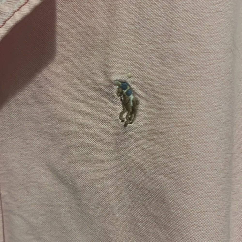 Pink Ralph Lauren Oxford polo